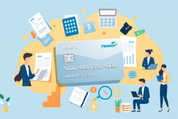 Illustration of how business credit cards function