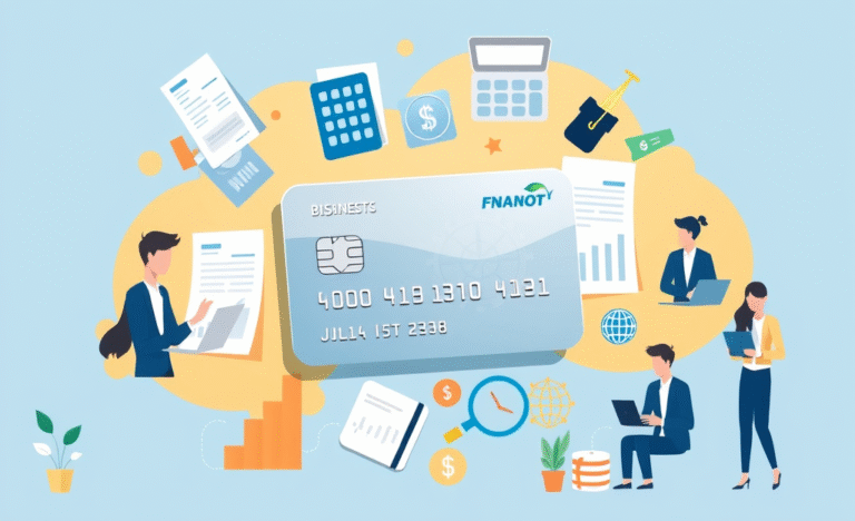 Illustration of how business credit cards function