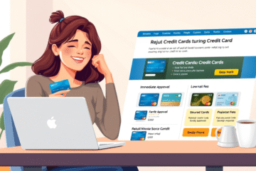 A person reviewing options for credit cards suitable for those with bad credit.
