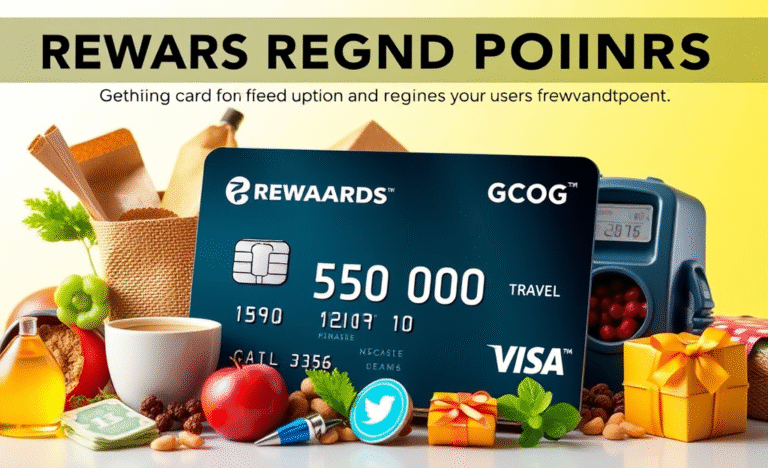 A person shopping and using a credit card to earn rewards points for everyday purchases.