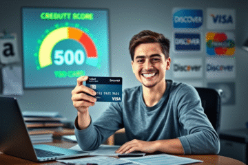 A visual guide to rebuilding credit safely with credit cards.