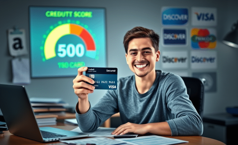 A visual guide to rebuilding credit safely with credit cards.