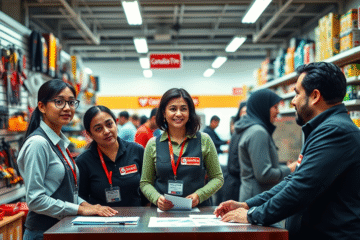 Skills valued by employers at Canadian Tire for candidates.
