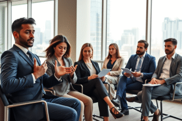 An image depicting common interview mistakes that candidates make, highlighting the importance of preparation and active listening.