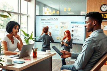 Step by step process for creating a champion profile on LinkedIn