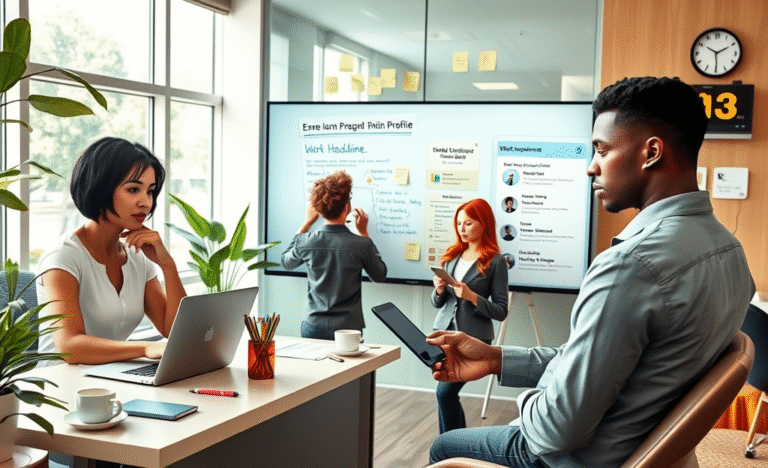 Step by step process for creating a champion profile on LinkedIn
