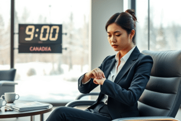 A clock symbolizing the importance of punctuality in job interviews.