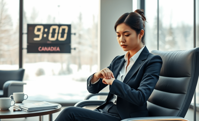 A clock symbolizing the importance of punctuality in job interviews.