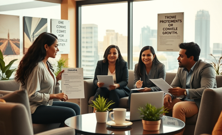 A professional working on adapting their skills and experience for the Canadian job market.
